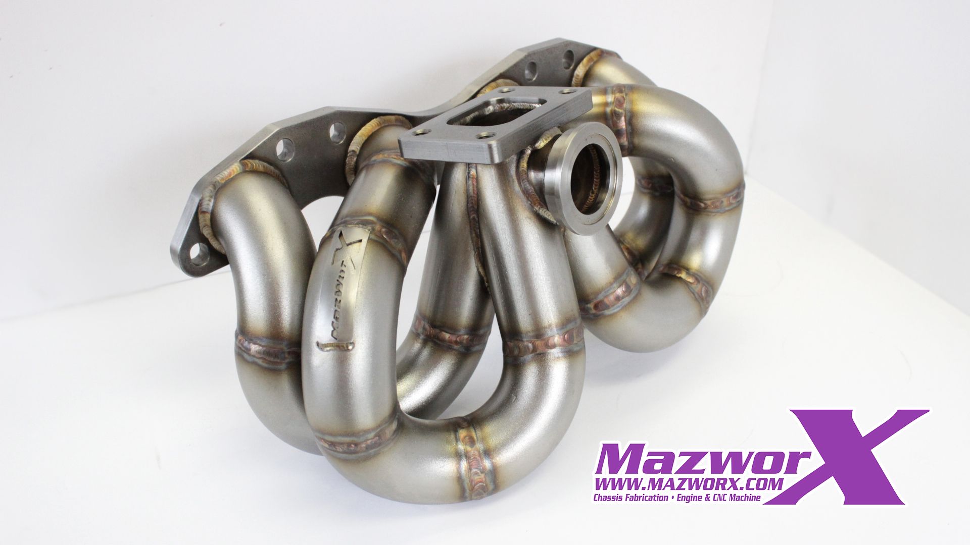 Mazworx SS Series Top Mount Turbo Manifold - Nissan SR20