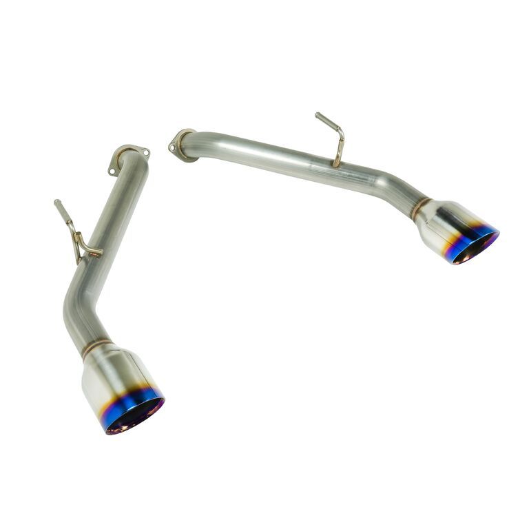 Remark Axle Back Exhaust w/ Burnt Stainless Double Wall Tip - Infiniti Q50 V37