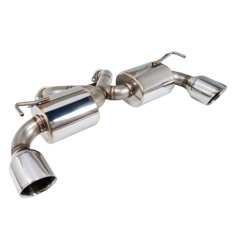 Remark V2 Axle Back Exhaust w/ Stainless Steel Double Wall Tip - Nissan 370Z Z34