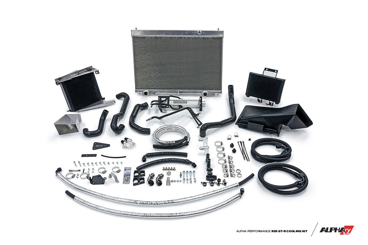 AMS Performance 09-11 Nissan GT-R R35 Alpha Cooling Package - Street System