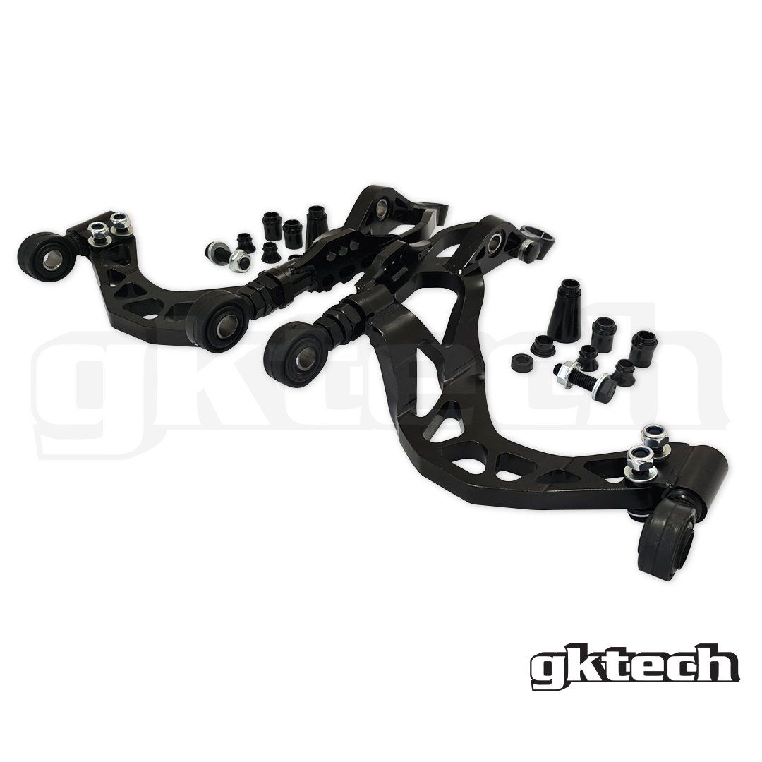 GKTech 4130 Chromoly Super Lock Front Lower Control Arms - Nissan 350Z / Infiniti G35