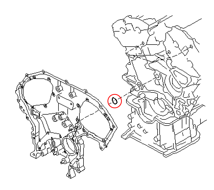 Timing cover, Engine Quest, 350 vortex, #TC350P, new