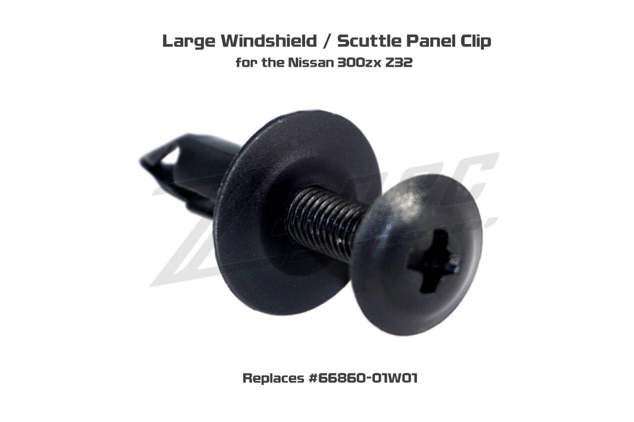ZSPEC Factory-Style Cowl/Scuttle Panel Plastic Clip, Larger - Nissan 300ZX Z32