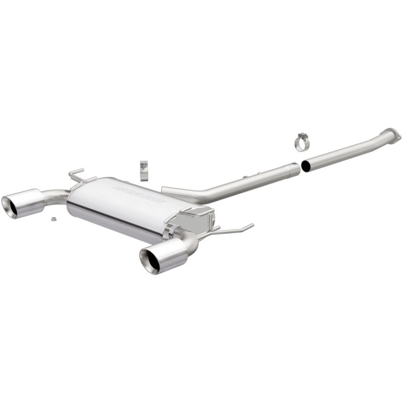 Magnaflow Street Series Y-Pipe Back Exhaust System 2.5", Polished - Infiniti G35 Coupe 03-07 V35