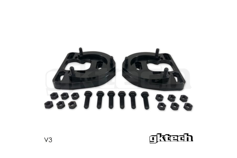 GKTech V3 Offset Strut Tops, S-Chassis - Nissan 240SX S13, S14, S15