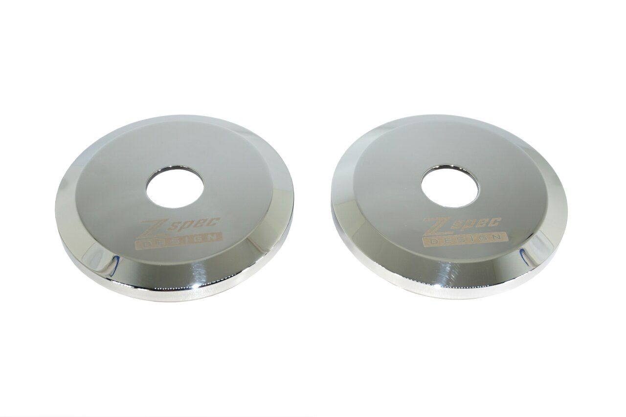 ZSspec Design Stainless Shock Tower Covers, Polished, fits: Nissan 300zx Z32 '90-96