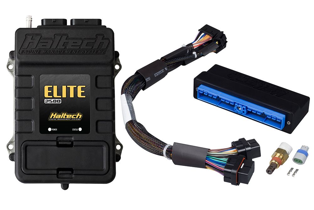 Haltech Elite 2500 Standalone ECU w/ Plug-n-Play Adapter Harness & IAT Sensor - Nissan Skyline GT-R R32, R33, R34