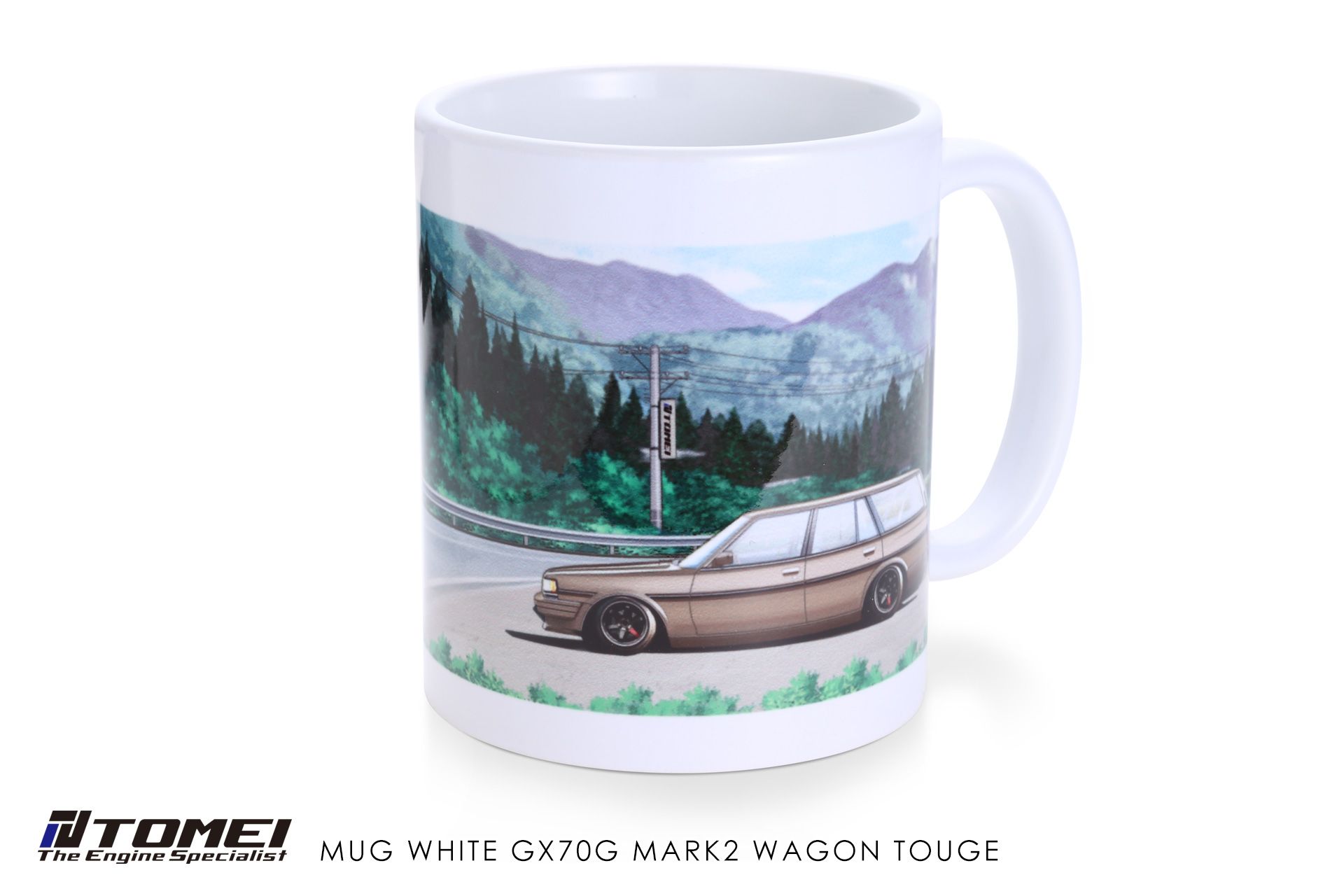 Tomei Mug White GX70G Mark-2 Wagon Touge