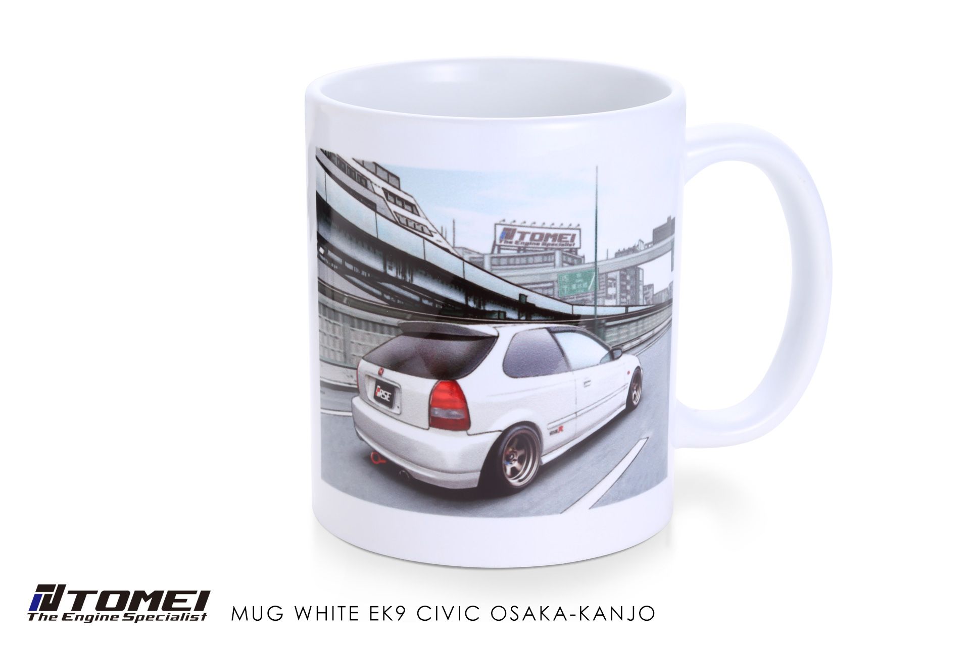 Tomei Mug White EK9 Civic Osaka-Kanjo
