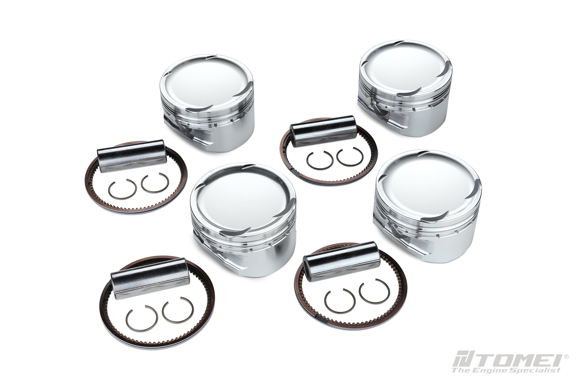 Tomei Forged Piston Kit 4B11 87.00mm Ch27.40 Cp