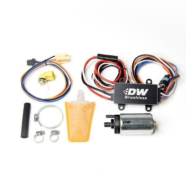 Deatschwerks 440lph In-Tank Brushless Fuel Pump w/ 9-0913 install kit + C102 Controller - Nissan 240SX Silvia S14 S15