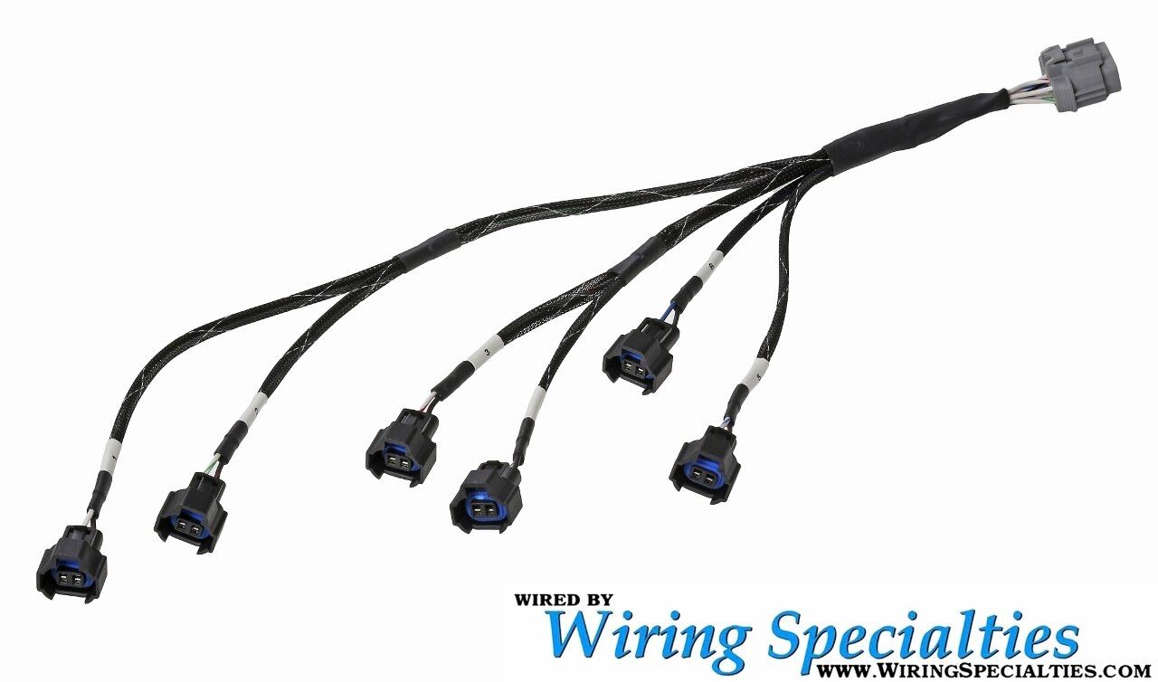 Wiring Specialties Injector Sub Harness for Denso / Sard / JECS / PE Style Injectors