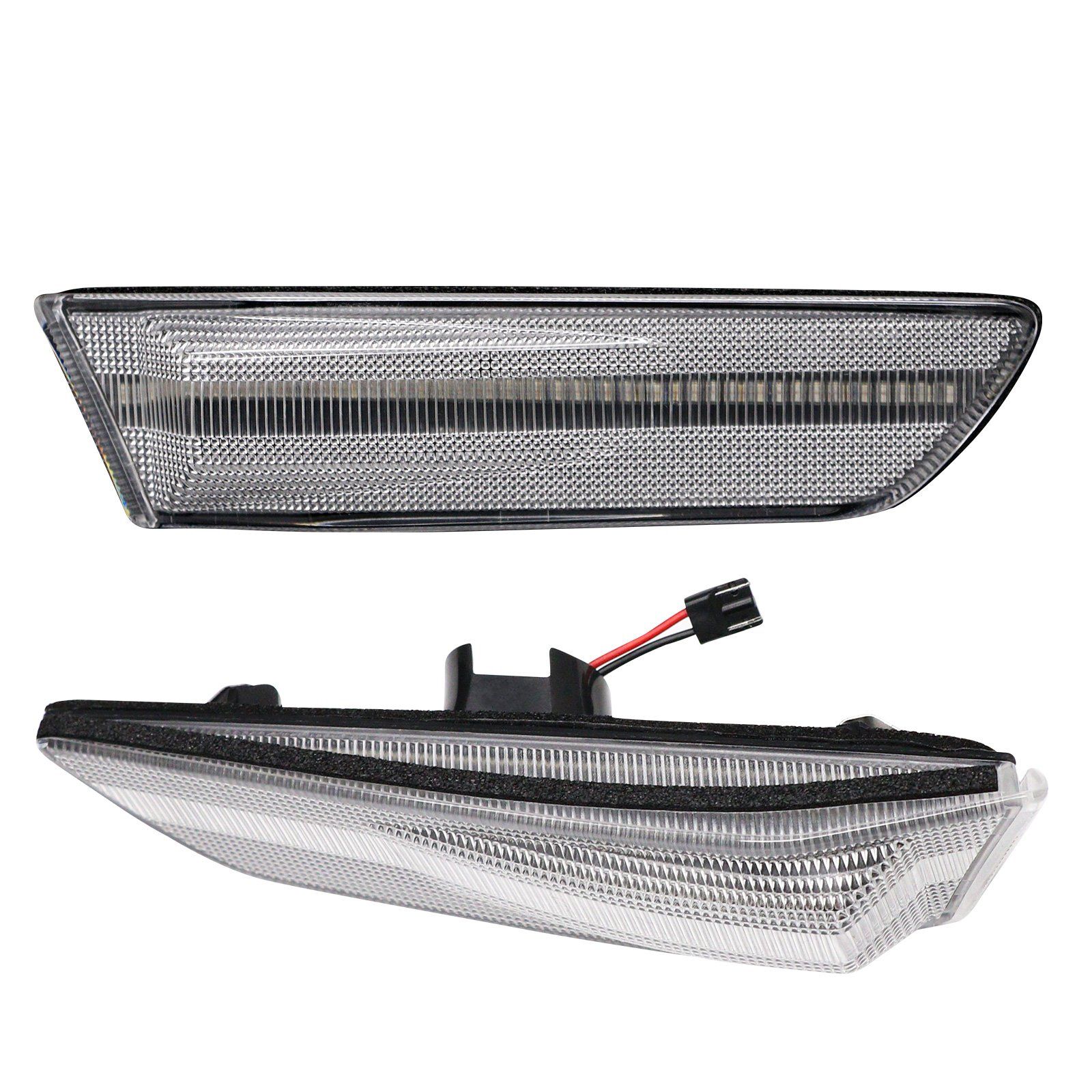 CZP Front LED Corner Side Markers w/ Bump, Clear and Smoked - Infiniti G35 03-07 Coupe V35