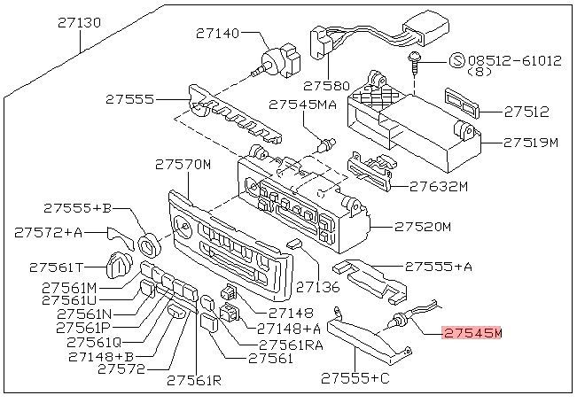 Nissan OEM Lamp Assembly Bulb - Nissan Maxima 99-00 A33B