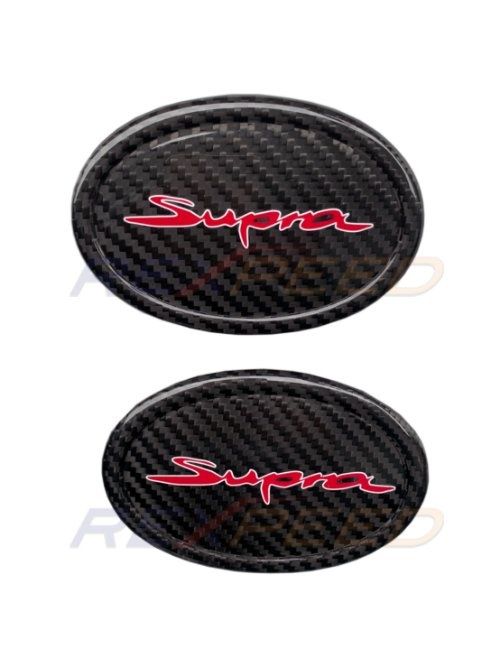 Rexpeed Dry Carbon Emblem Covers - Supra 2020