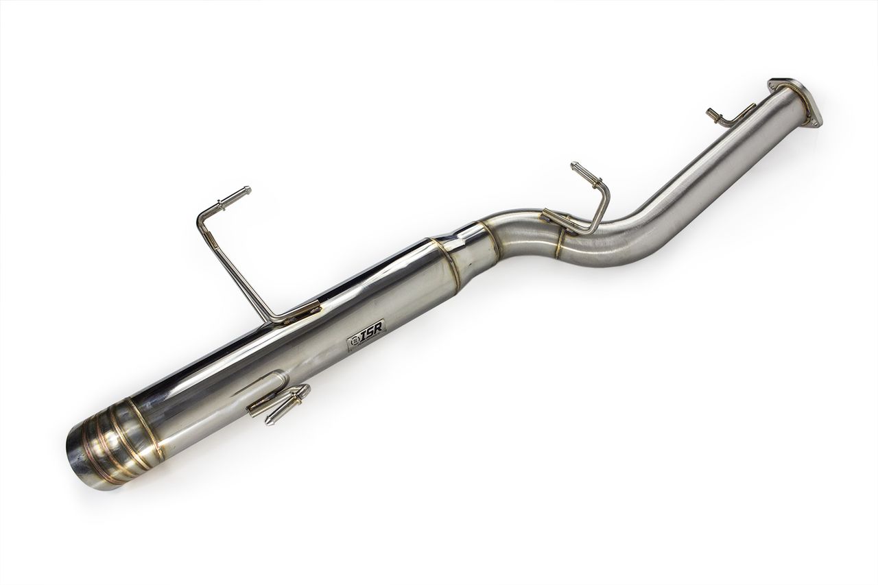 ISR Performance Series II EP Single Tip Blast Pipe Exhaust System -Non Resonated- Nissan 240sx 95-98 (S14)