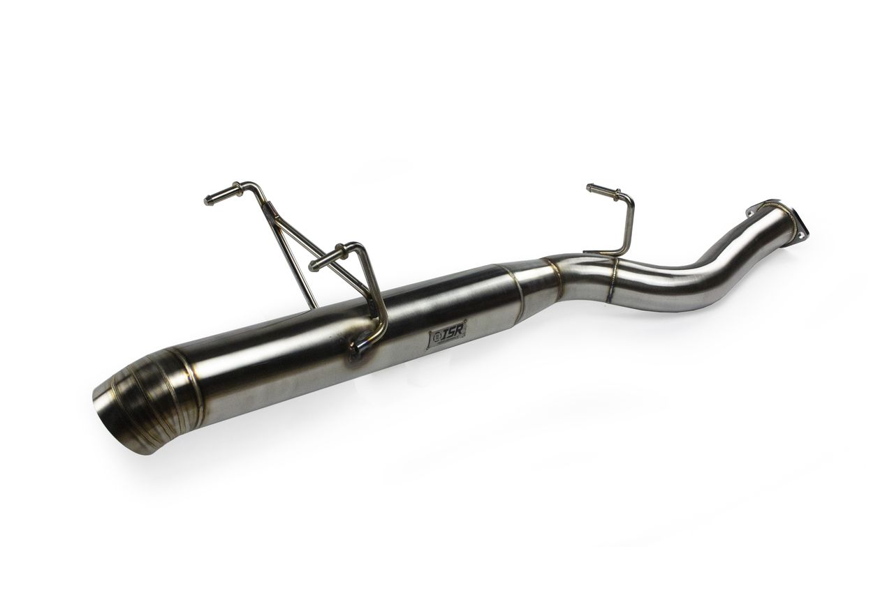 ISR Performance Series II EP Single Tip Blast Pipe Exhaust System -Resonated- Nissan 240sx 89-94 (S13)