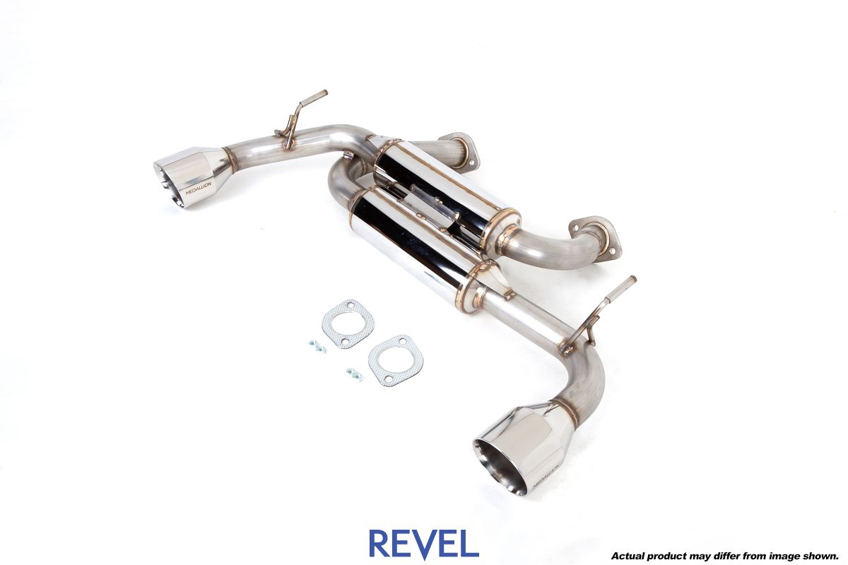 Revel Medallion Touring-S Catback Exhaust - Dual Muffler / Axle Back - Infiniti 2017 Q60 3.0t RWD