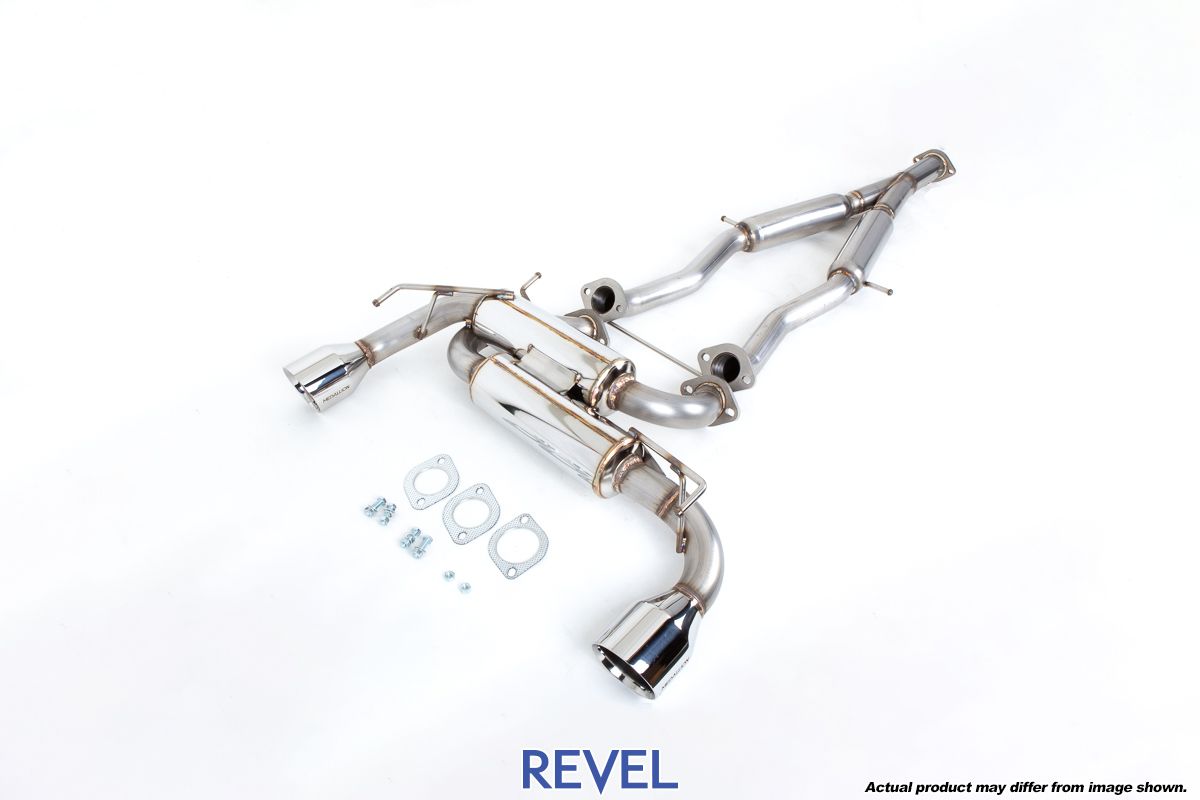 Revel Medallion Touring-S Y-Pipe Back Exhaust - Dual Muffler - Nissan 370Z Z34
