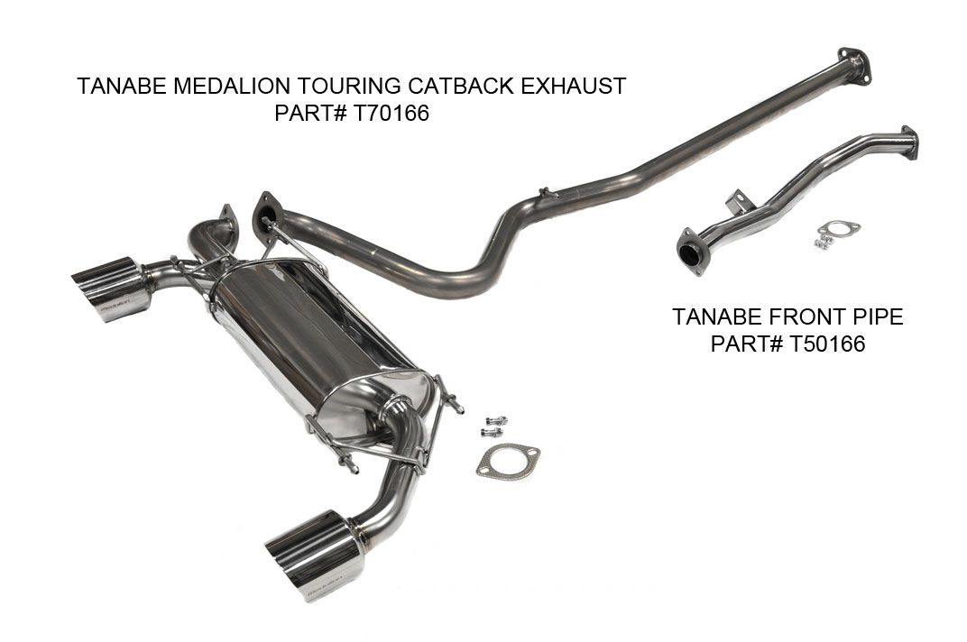 Revel Medallion Touring-S Catback Exhaust - Single Canister/ Dual Tip 1 Scion FR-S/Subaru BRZ/ Toyota 86