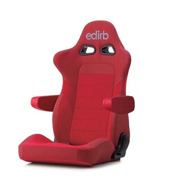 Bride edirb 054 ULTRA SUEDE Euroster II Style - Red (Seat Heater Option)