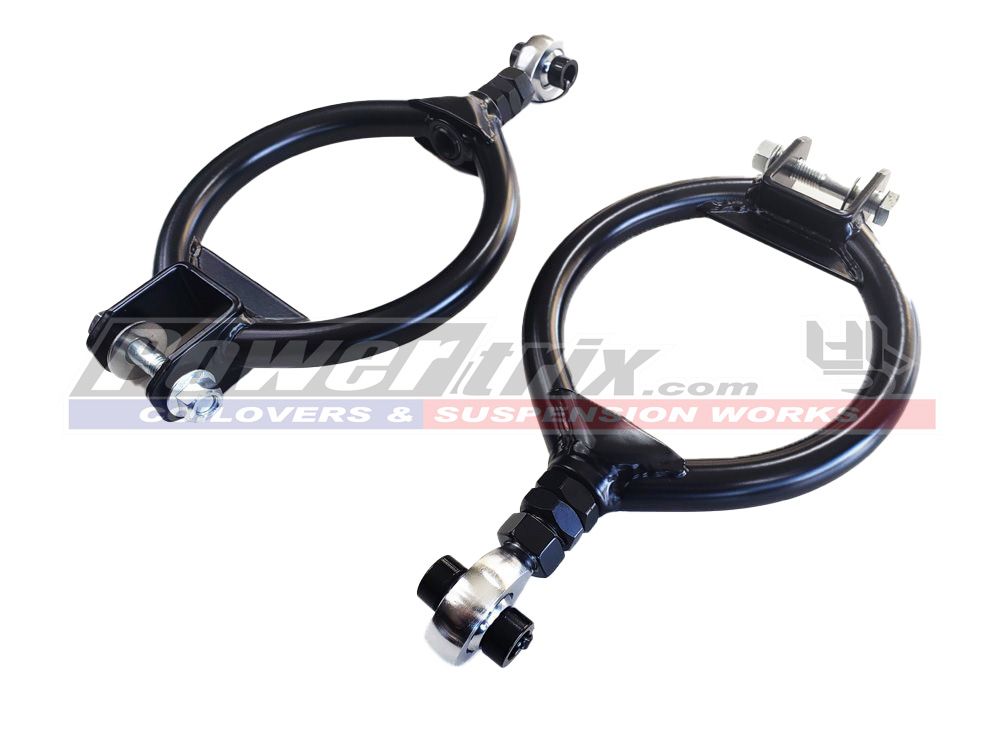 Powertrix Rear Camber Upper Control Arms RUCA - Nissan 240SX, 300ZX, Silvia, S13 S14 Z32, Skyline GTS-T, GT-R R32 R33 R34