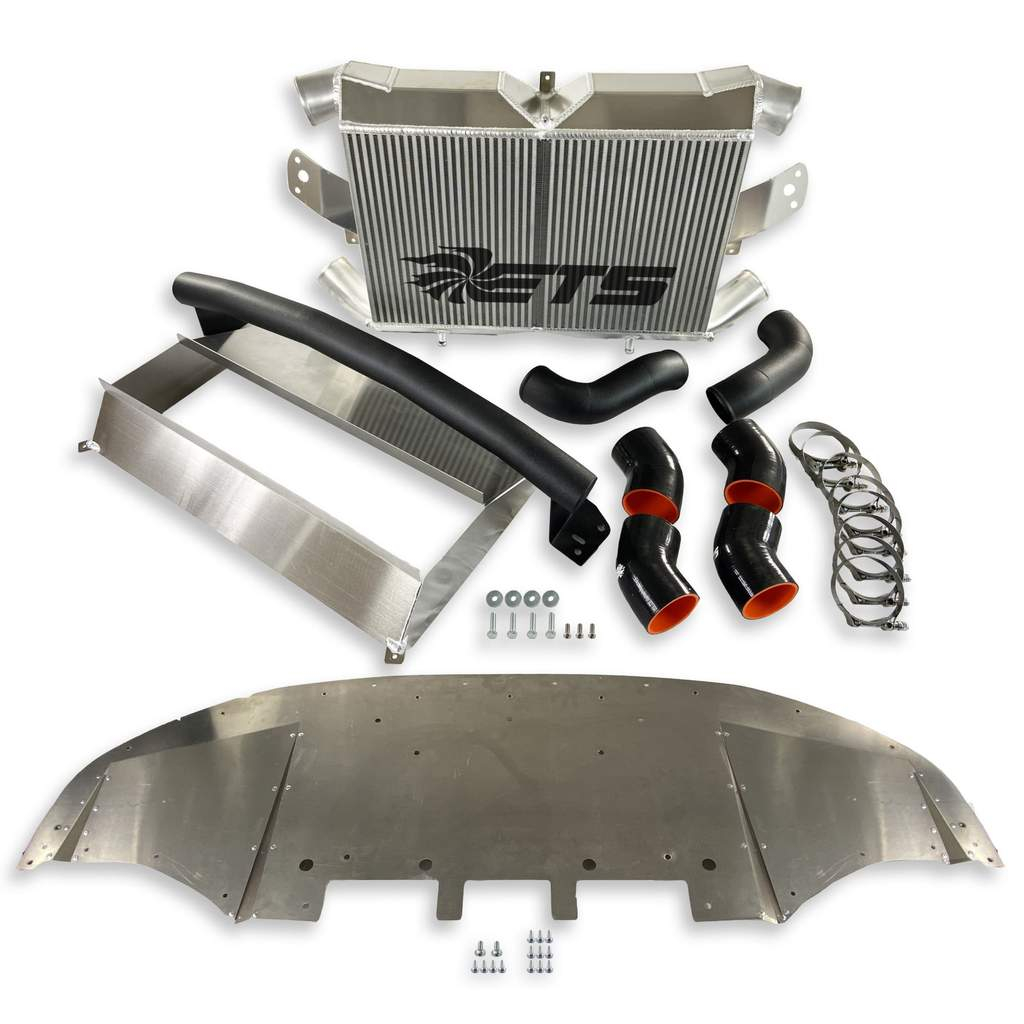 ETS"The Fridge" Intercooler Upgrade *Kit*, Non Anodized, With Stencil/Logo, Short Route - Nissan GTR