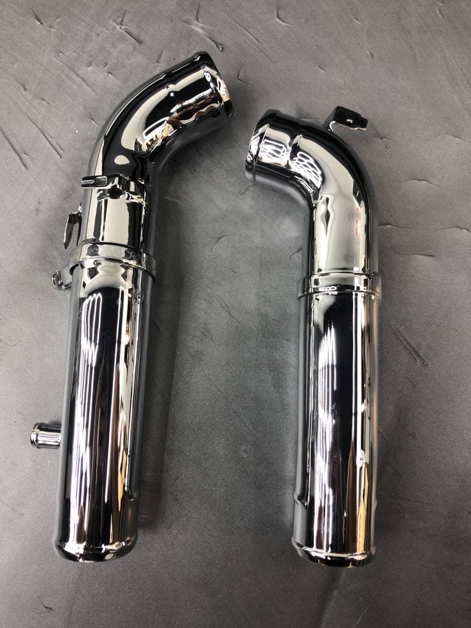 Concours Chrome Turbo Outlet Pipes - Nissan 300ZX 90-96 Z32