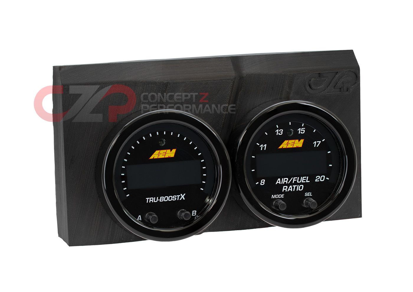 CZP 3D Printed 52mm Dual Gauge Pod w/o Navigation - Nissan 350Z LHD Z33
