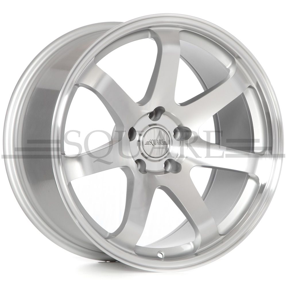 SQUARE Wheels - G8 Model - 17x9 +15 5x114.3 - Silver