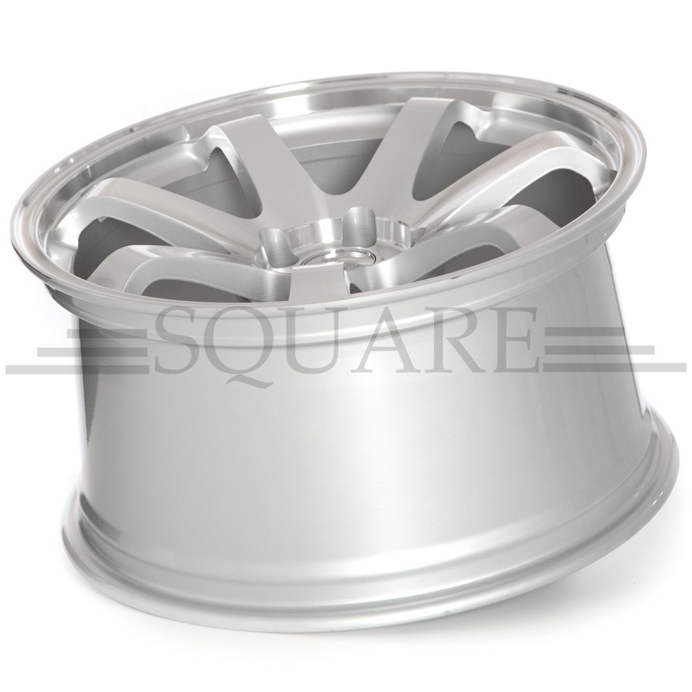 SQUARE Wheels - G8 Model - 17x9 +15 4x114.3 - Silver