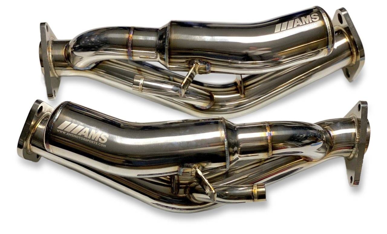 AMS Motorsports SEKUSHI Resonated Test Pipes, VQ35HR VQ37VHR - Nissan 350Z, 370Z / Infiniti G35, G37, Q50, Q60