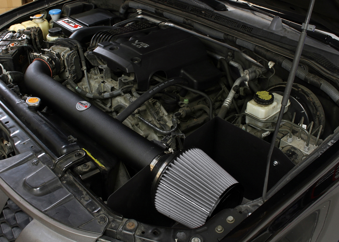 HPS Performance Shortram Air Intake Kit, Black - 05-15 Nissan Frontier 4.0L