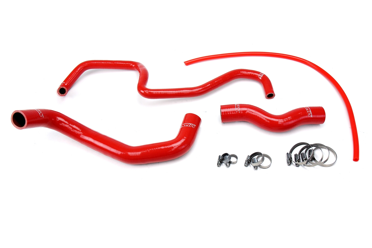 HPS Reinforced Silicone Radiator Hose Kit, Red - Infiniti G35 Coupe