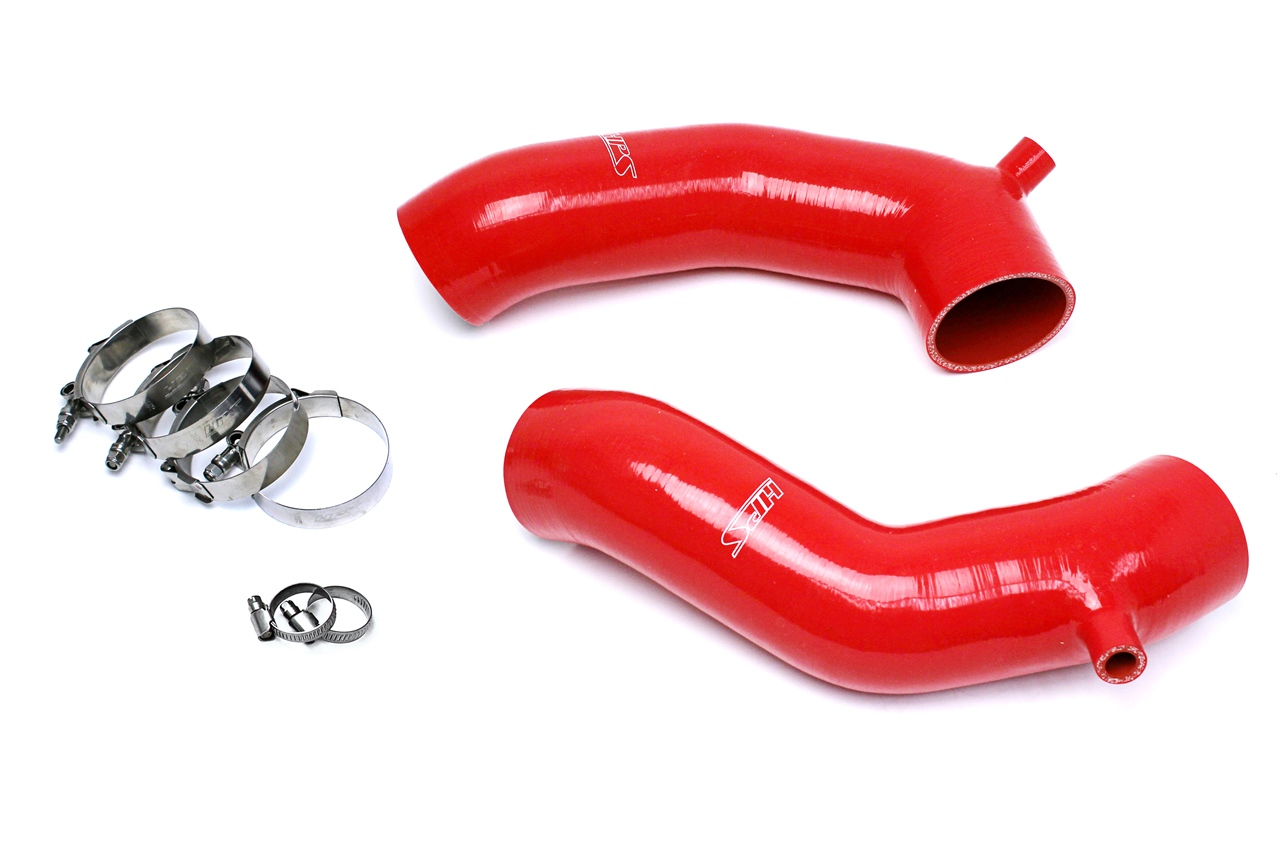 HPS Reinforced Silicone Air Intake Hose Kit, Red - 11-13 Infiniti M56 5.6L