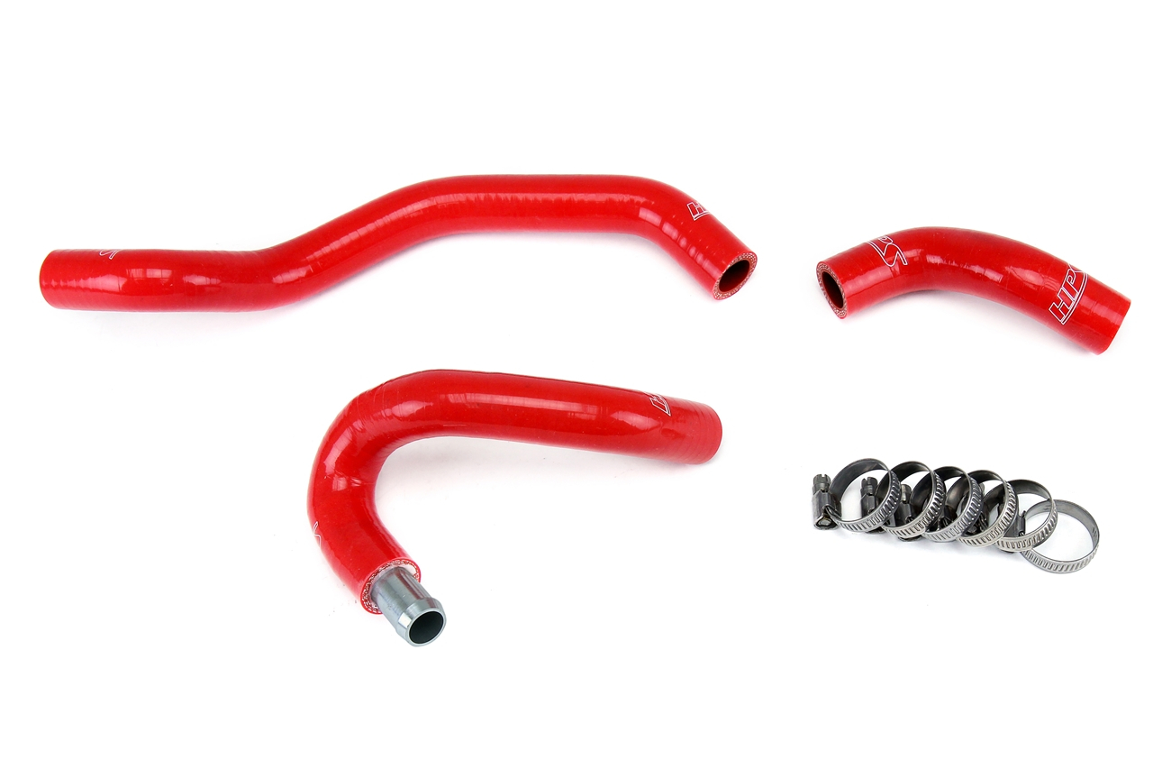 HPS Reinforced Silicone Heater Hose Kit, Red - Nissan 370Z