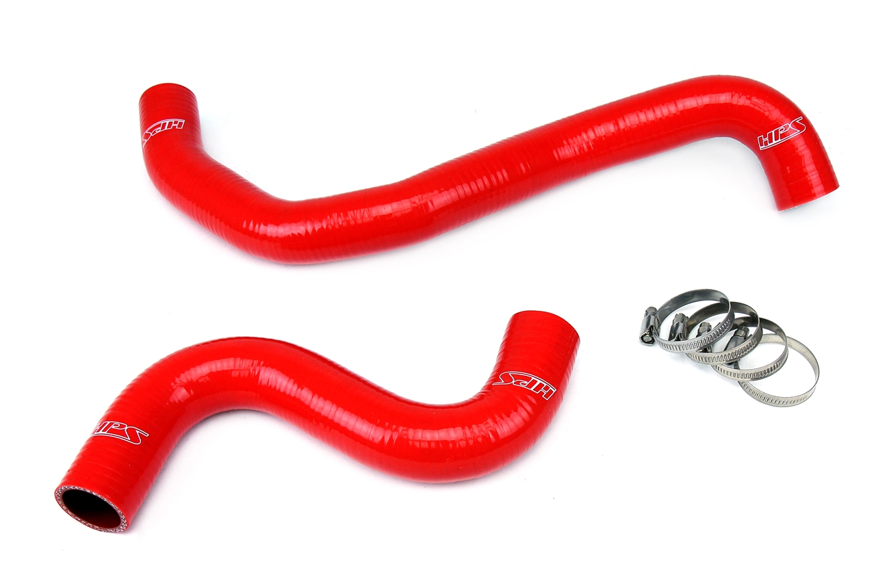 HPS Reinforced Silicone Radiator Hose Kit, Red - 09-13 Nissan GT-R