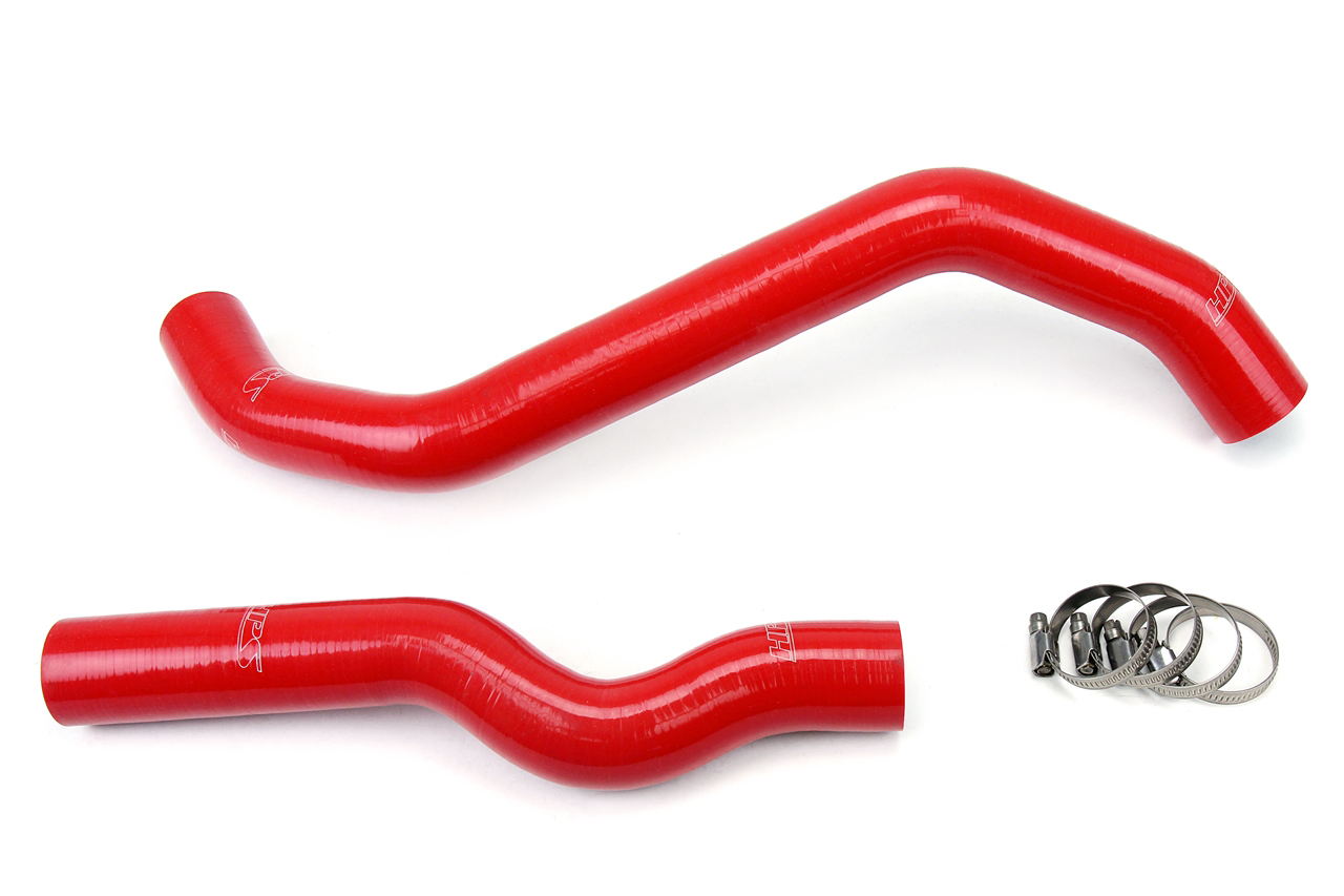 HPS Reinforced Silicone Radiator Hose Kit, Red - 06-09 M35
