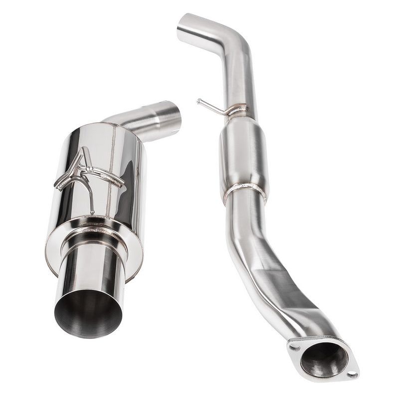 DC Sports Single Exit Y-Pipe Back Exhaust System - Nissan 370Z Z34