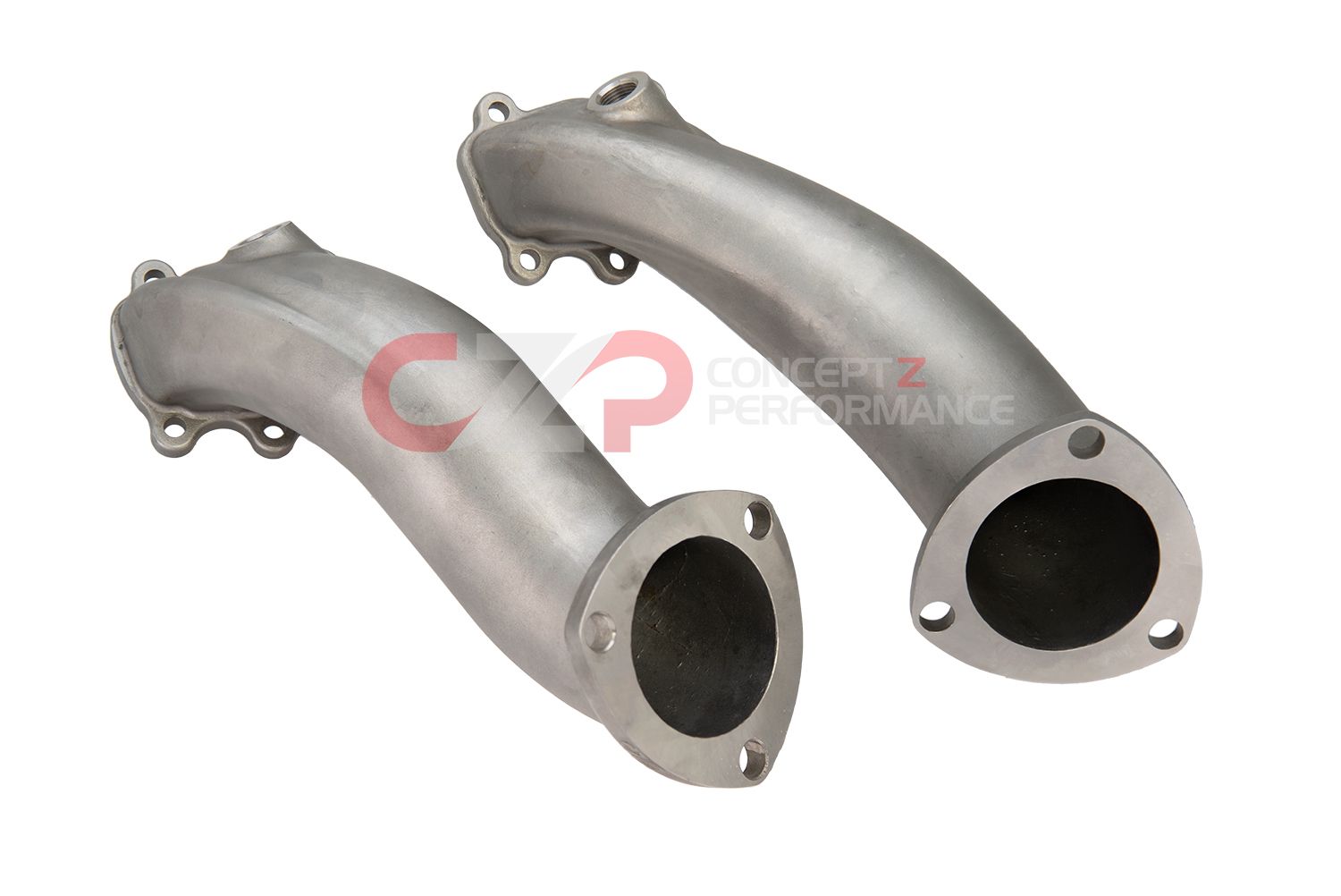 CZP Cast Stainless Steel 5-Bolt 3" Bellmouth Downpipes - Nissan 300ZX Twin Turbo Z32