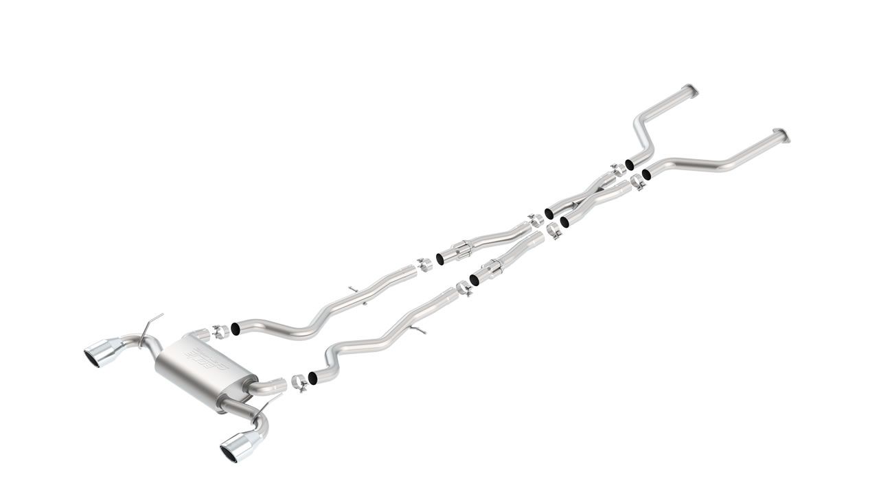 Borla Stainless Steel S-Type Catback Exhaust System - 17+ Q60 CV37 RWD & AWD