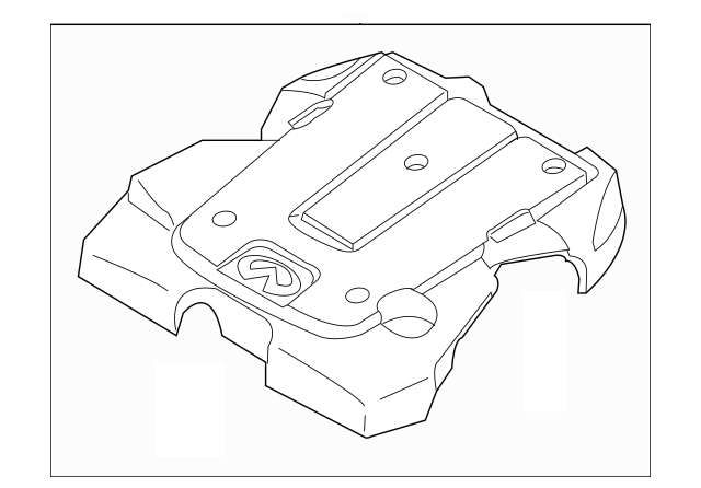 Infiniti OEM G37 Engine Cover - 08+ G37 Coupe, 09+ G37 Sedan