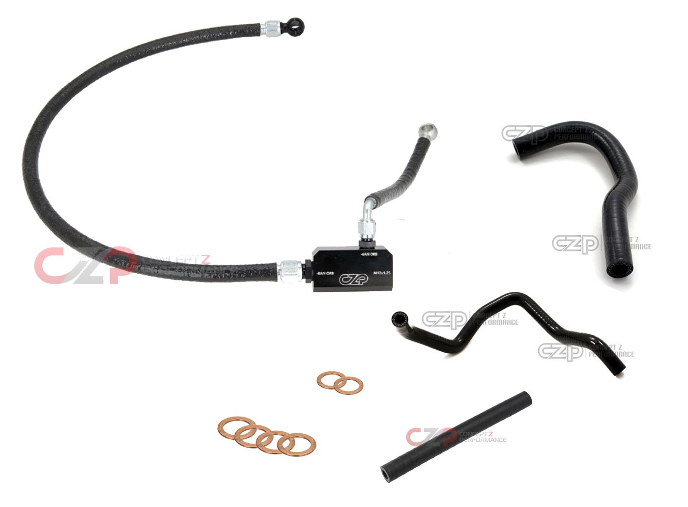 CZP Complete Power Steering System Hose Kit, LHD Models Only - Nissan 300ZX Z32