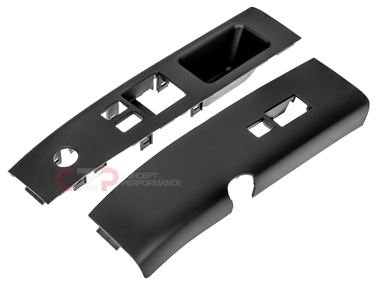 ZSPEC Design Window Switch / Handle Finishers, Black Set - Nissan 350Z Z33