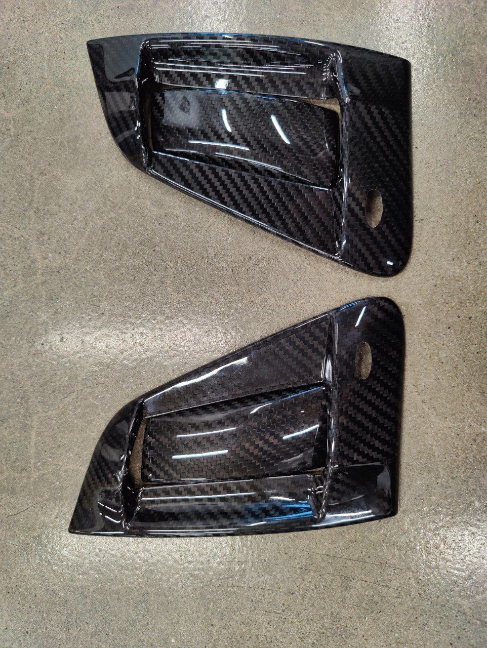 EVO-R Carbon Fiber Door Handle Cover - Nissan 370Z Z34 (Scratch & Dent)