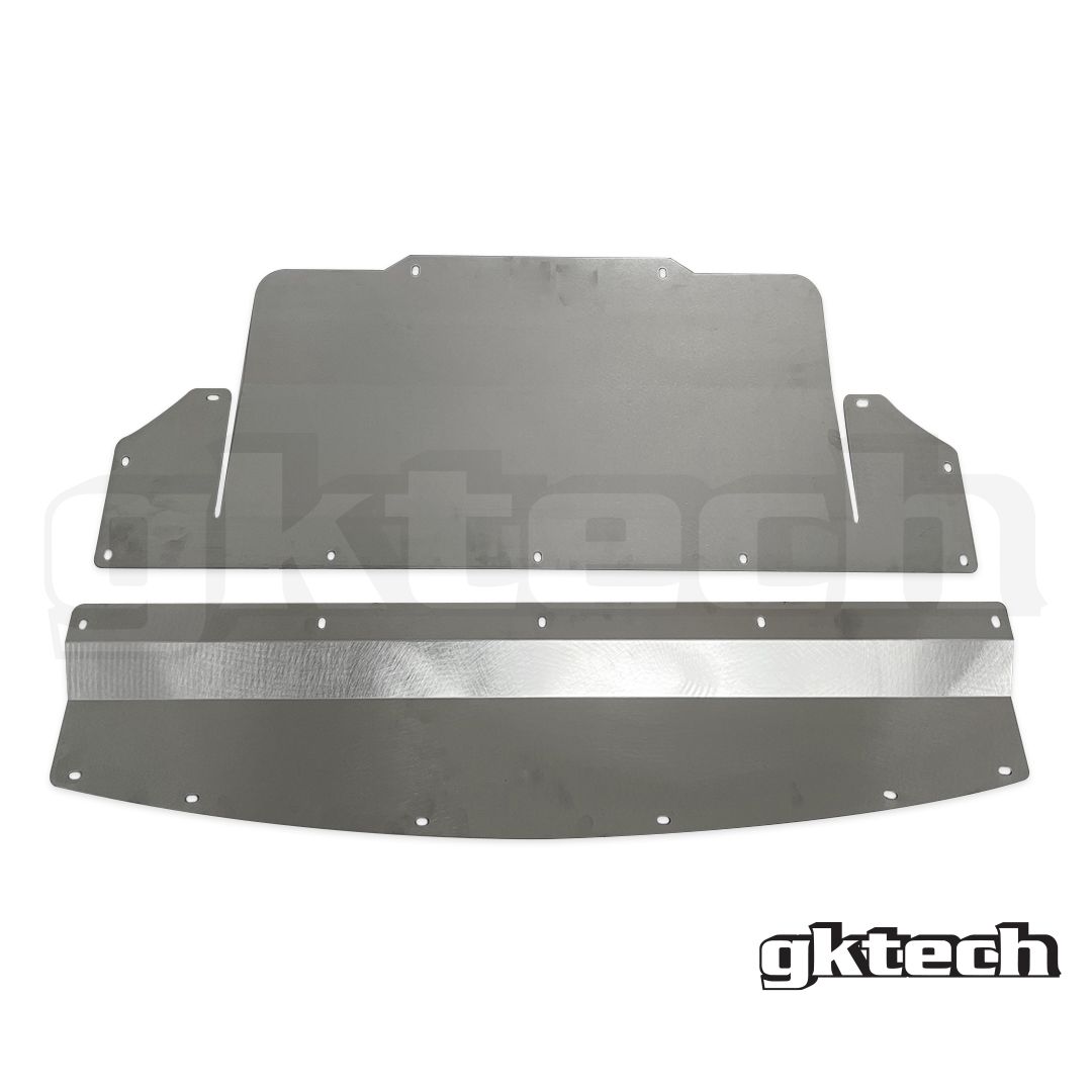 GKTech Aluminum Engine Splash Guard Shield - Nissan 370Z Z34
