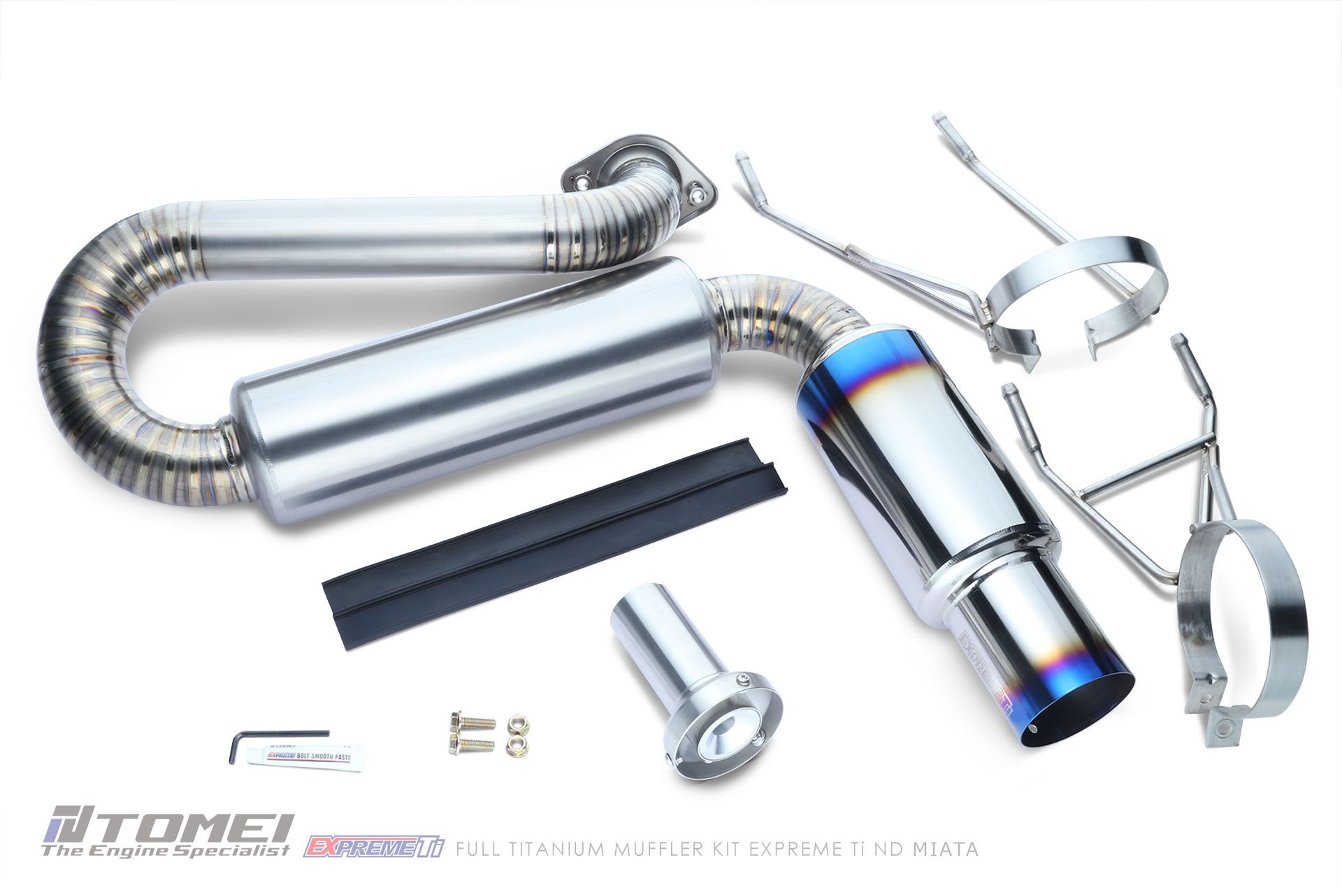 Tomei Full Titanium Catback Exhaust System Muffler Kit Expreme Ti  - Mazda Miata ND