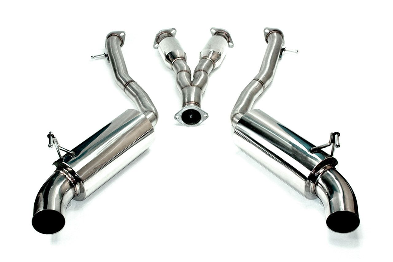 ISR Performance Y-Pipe Back, ST Series Exhaust - Nissan 350Z Z33
