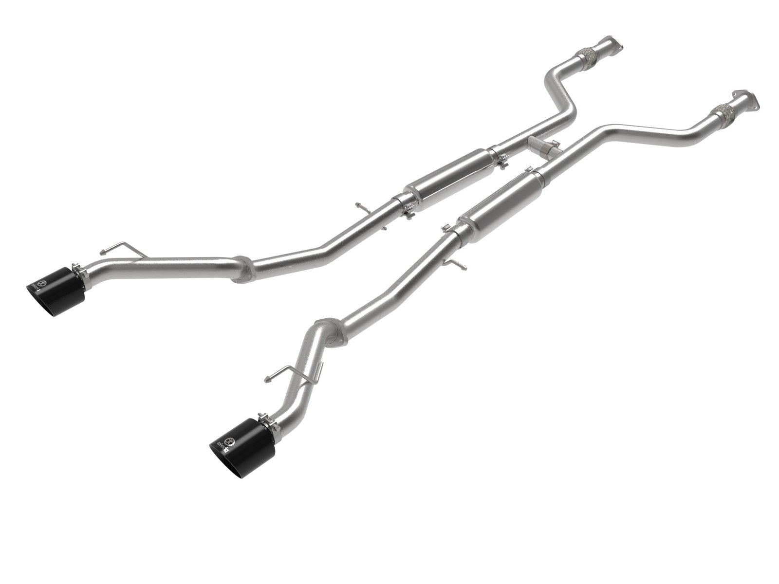 aFe Power Takeda Stainless Steel Cat-Back Exhaust, Black Tips - Nissan 2023+ Z RZ34