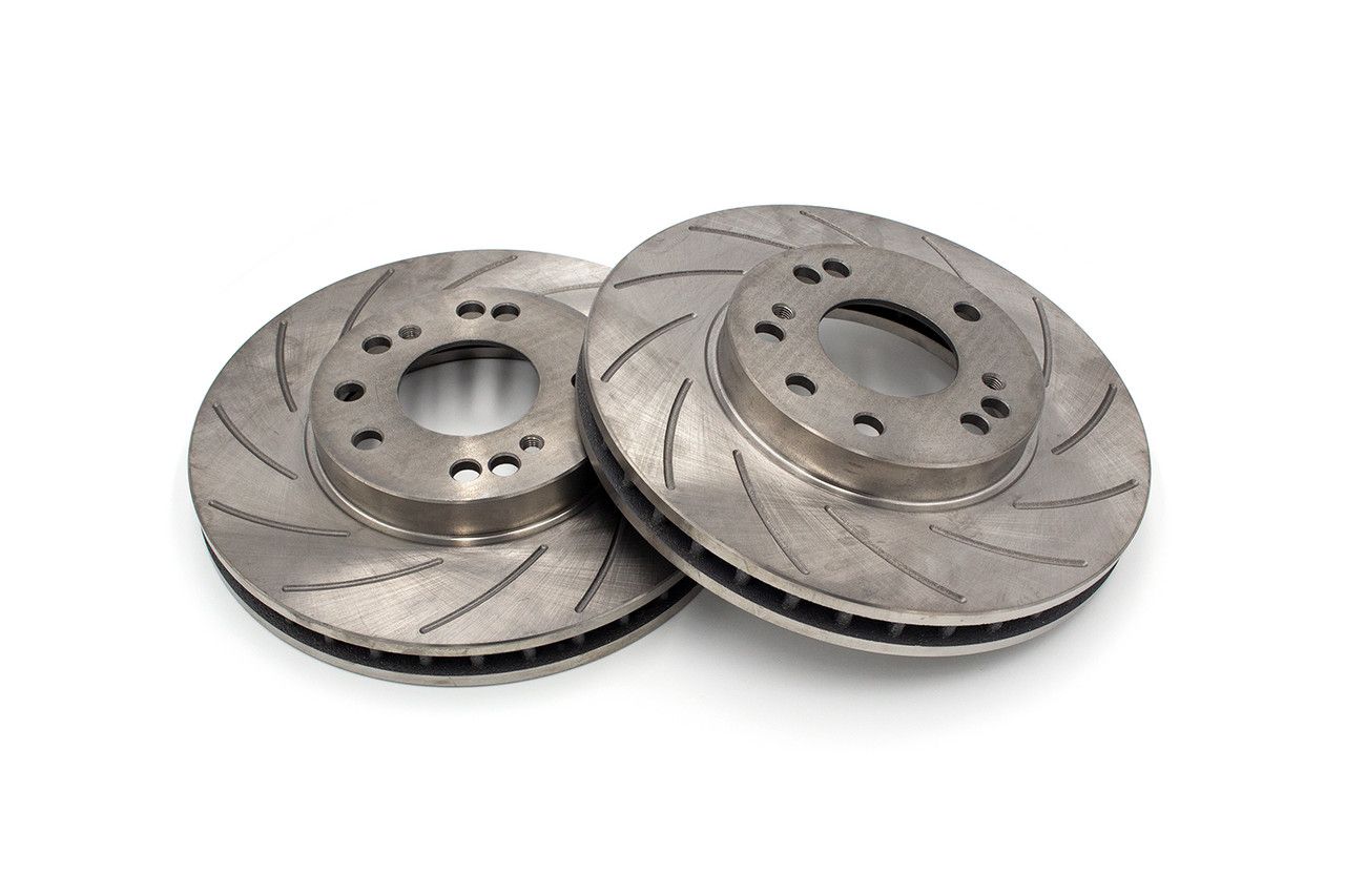 ROFU Max Street Friction Slotted 30mm Front Rotors, PAIR - Nissan 300ZX Z32
